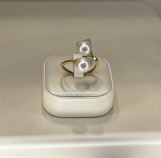 Anello Domar Donna in Oro giallo Perla ANOR-162-280 - ANOR-162-280